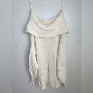 Oversized Off Shoulder Sweater